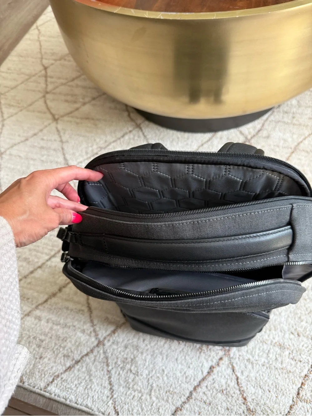 Tumi Gray Women's Backpack - Modern Everyday Pack